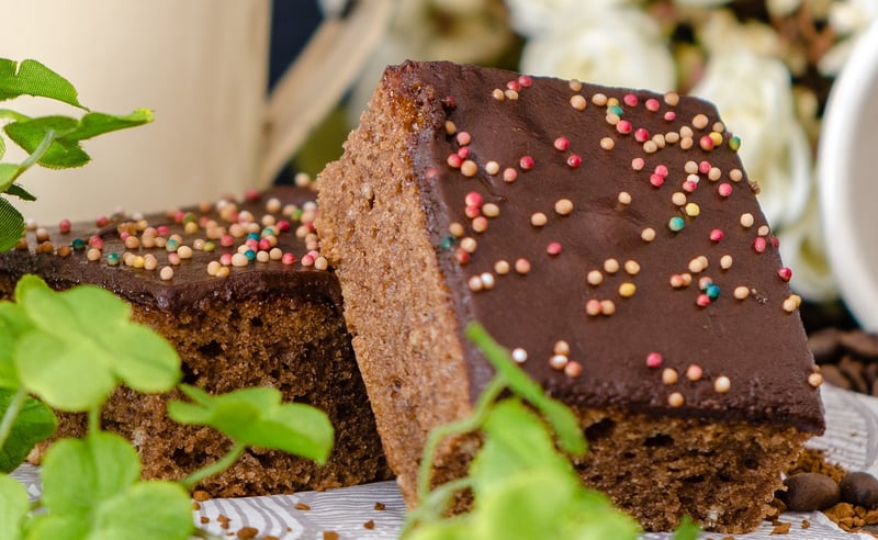Olive Oil and Rosemary Brownies